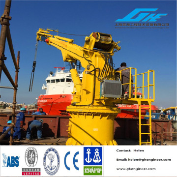 Hydraulic Telescopic or Articulated Jib Boom Quay Crane